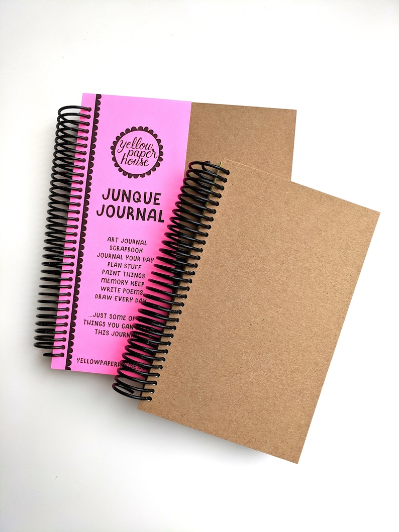 8 x 5 JUNQUE JOURNAL For Art Journaling, Scrapbooking, Junk Planner, Creative Life Planning image 2