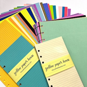 JUNQUE MIX Planner Paper fits Happy Planner & Levenger Circa Planners image 4