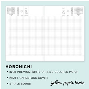 HOBONICHI Style Traveler's Notebook Insert Choose from 23 colors and 8 sizes image 3