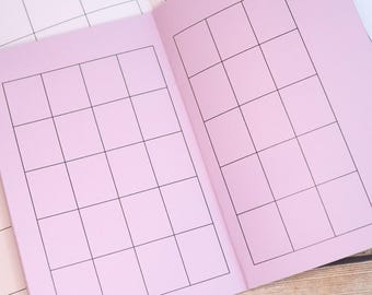 DIY Undated Monthly  Traveler's Notebook Insert B6 B6 slim Pocket Standard Cahier Pocket Passport A6 Personal