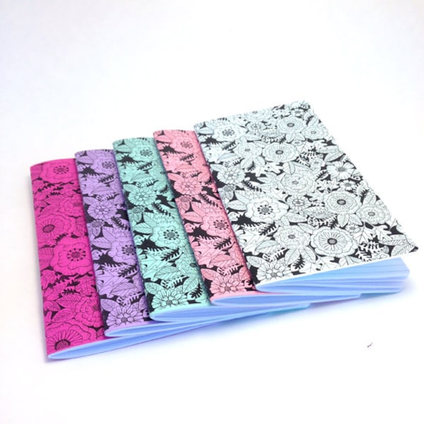 FLORAL COVER Traveler's Notebook - Choice of Pattern, Color and 8 Sizes