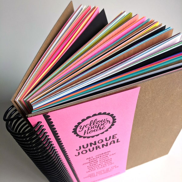 9" x 7" JUNQUE JOURNAL - Pour la journalisation artistique, le scrapbooking, le planificateur indésirable, la planification de la vie créative