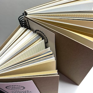 NEUTRAAL JUNQUEJOURNAL 9 x 7 inch - voor kunstjournaling, scrapbooking, junkplanner, creatieve levensplanning
