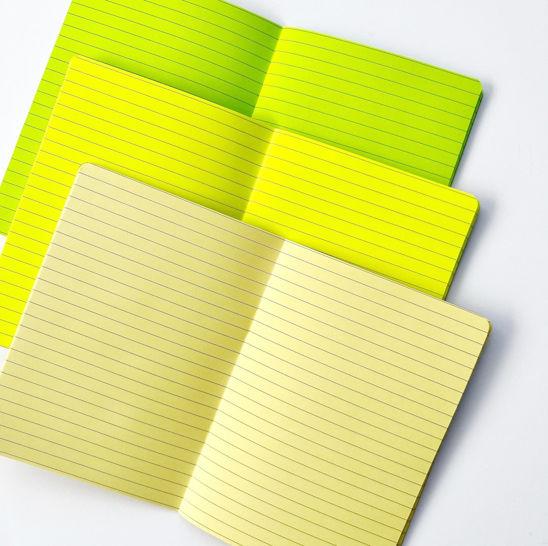 WIDE LINED Traveler's Notebook Insert - Choice of 23 Colors and 8 Sizes ...
