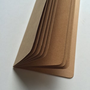 KRAFT PAPER Traveler's Notebook Insert Choice of 8 sizes. image 3