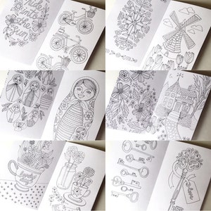 COLORING BOOK Volume 3 Traveler's Notebook Insert available in 7 sizes zdjęcie 5