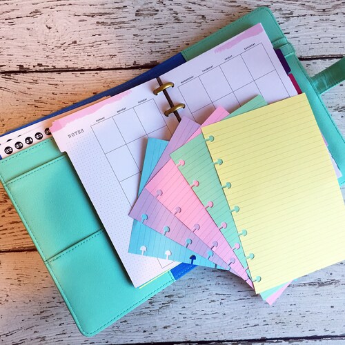 PEONY Planner Paper Fits Happy Planner & Levenger Circa Size Etsy