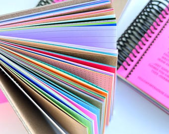 5" x 3.75" MINI JUNQUE JOURNAL - For Art Journaling, Scrapbooking, Junk Planner, Creative Life Planning