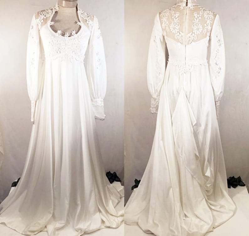 vintage empire waist wedding dress