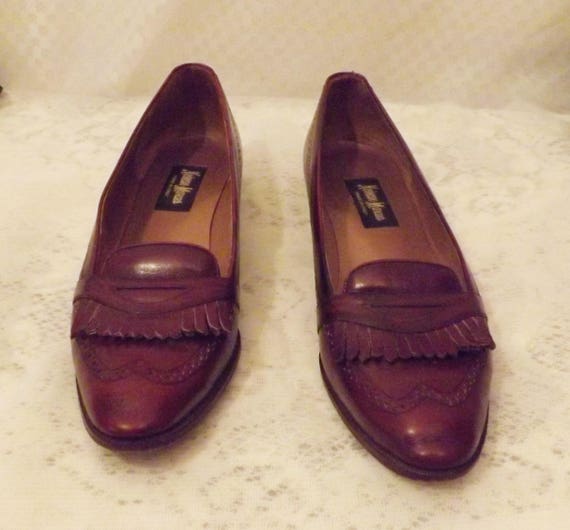oxblood tassel loafers