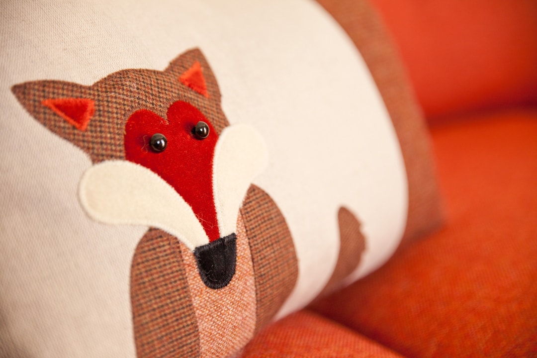Handmade Fox Cushion With Tweeds and Wool Woven in Wales as - Etsy