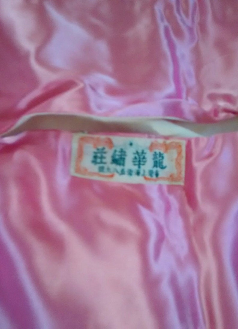 Exquisite Set of two vintage Chinese embroidered colorful Phoenix with peony silk embroidery pillow shams cushion