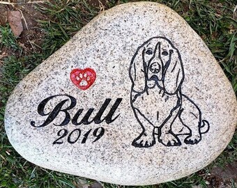 basset hound urn