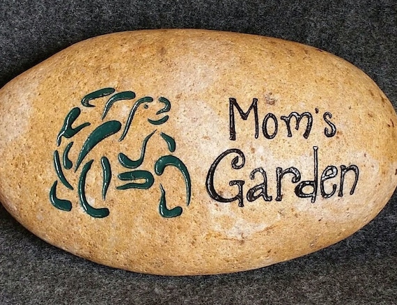 Personalized Pet Memorial Garden Stone,  5”- 6" or 7”- 8", Engraved Decorative Burial Grave Marker, Turtle, Tortoise, FREE SHIPPING