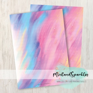 Fogli di carta da lettere Pastel Dream