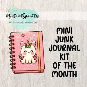 BAMBINI / Kit Mini Junk Journal del mese