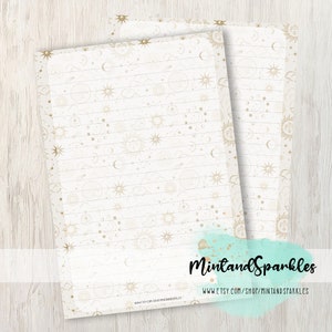 Eres el sol, la luna y todas las estrellas Hojas de papel para escribir cartas