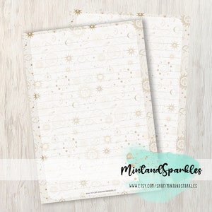 You Are The Sun, Moon & All The Stars Letter Writing Paper Sheets