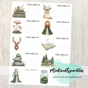 Magical Forest PDT Stickerlabels