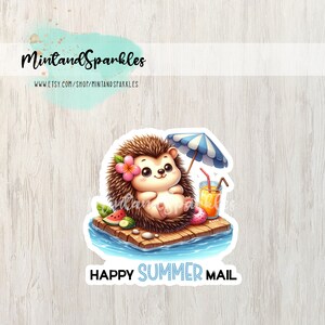 Happy Summer Mail Riccio - Adesivi