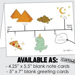 Older Than Dirt | CUSTOMIZABLE | Blank Card |Original Design | Funny Card | Birthday Card | Recycled Paper