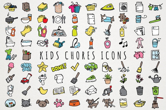 Free Chore Chart Icons