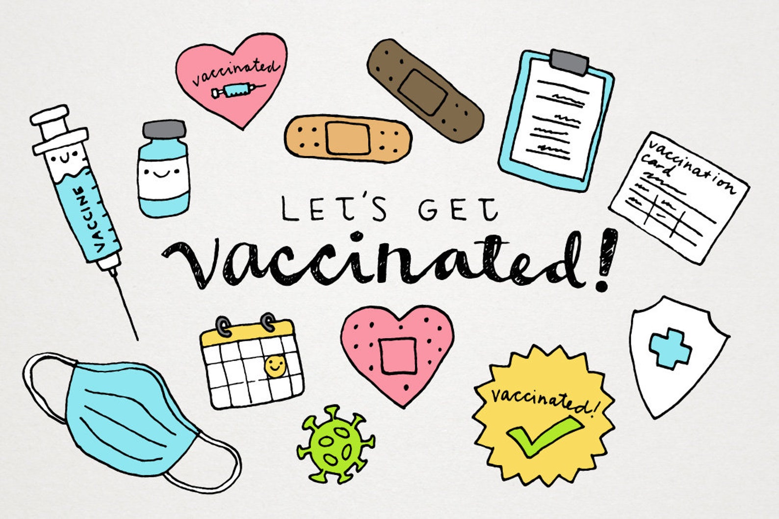 Let s Get Vaccinated Clipart Set Medical Clip Art Etsy let-s-get-vaccinated-clipart-set-medical-clip-art-etsy