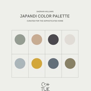 Japandi Paint Palette: Minimalist Whole Home Colors (Digital Download)