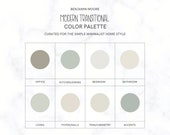 Modern Cottagecore Paint Palette: Whole Home Benjamin Moore Colors (Digital Download)