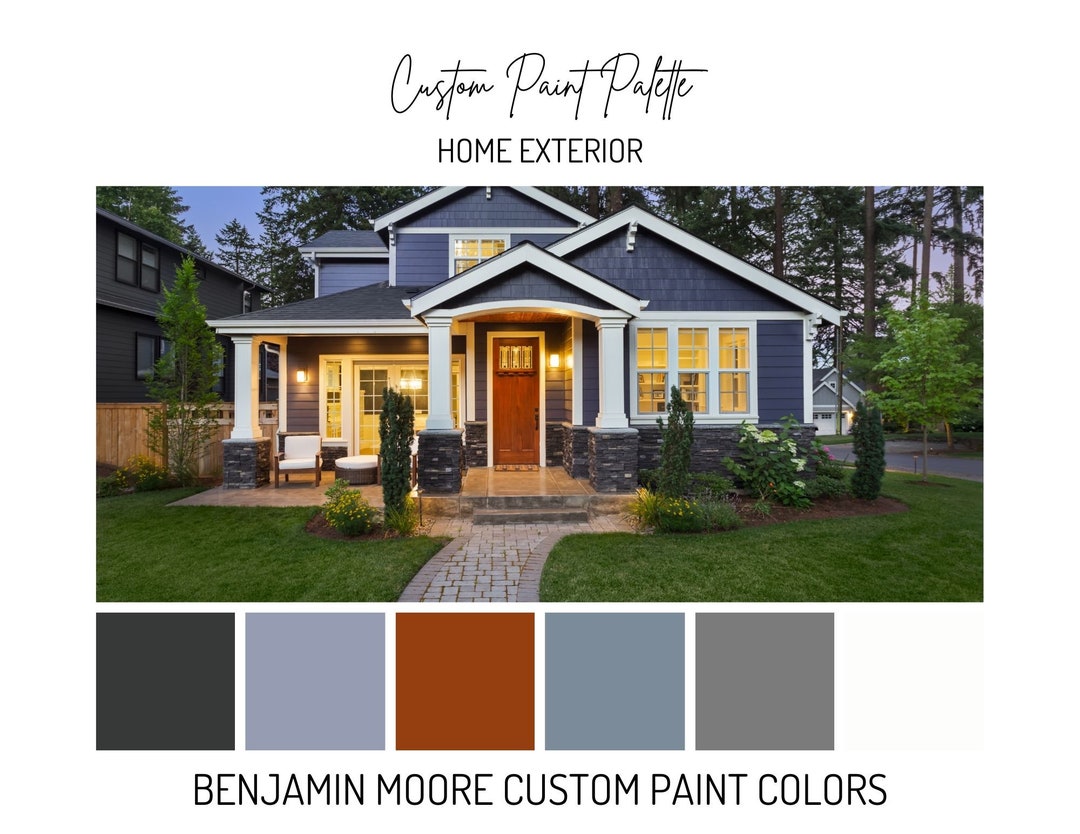 Whole Home 6color Custom Exterior Paint Package, Custom Exterior Paint
