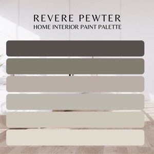 Minimalistische neutrale Farbpalette: Ganzes Haus nordische Farben (Digitaler Download)