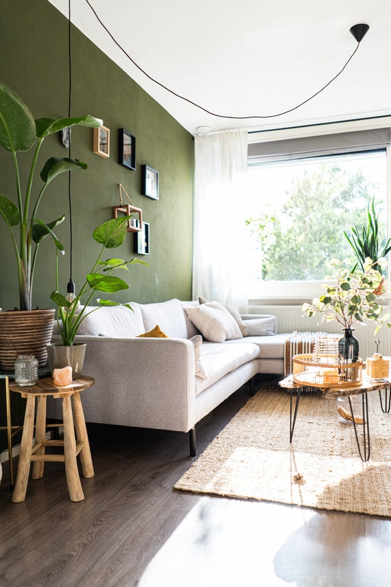 Tonos de paleta de pintura interior verde, colores de pintura verde para  toda la casa, decoración verde del hogar, colores de pintura interiores  modernos para toda la casa -  México
