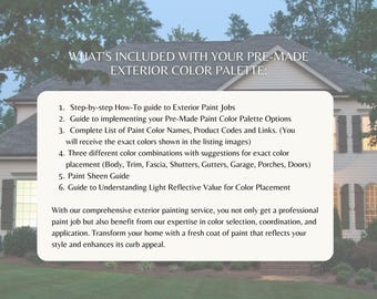 Revere Pewter Exterior Paint Color Scheme: Benjamin Moore Colors