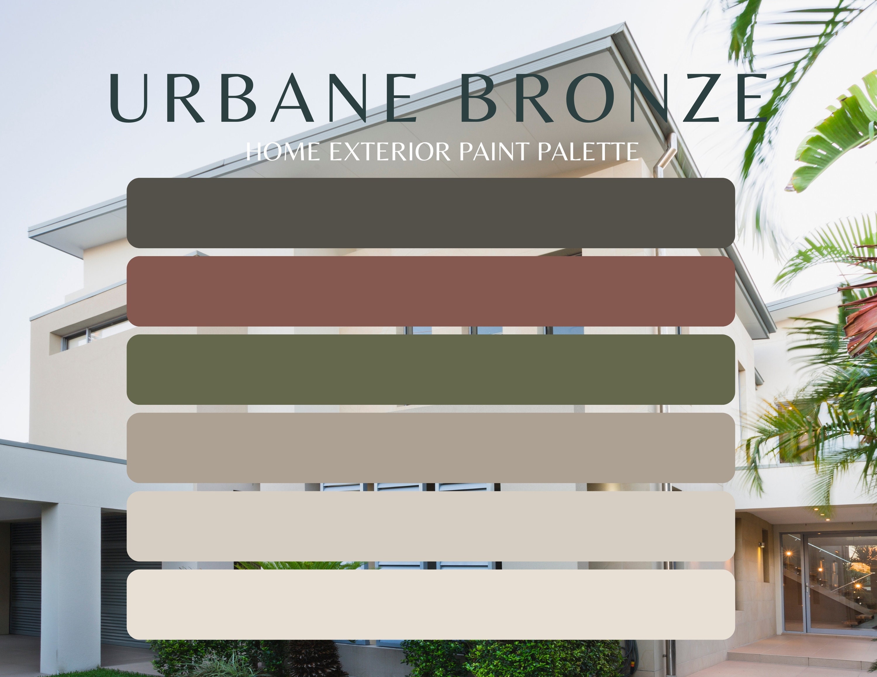 Earthy Colors for Exterior 