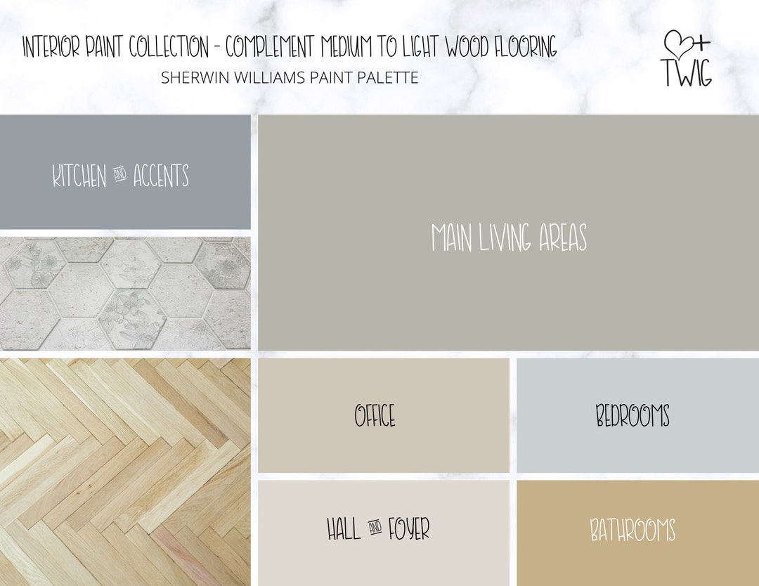 Minimalist Whole Home Paint Palette: Nordic Decor, Light Wood