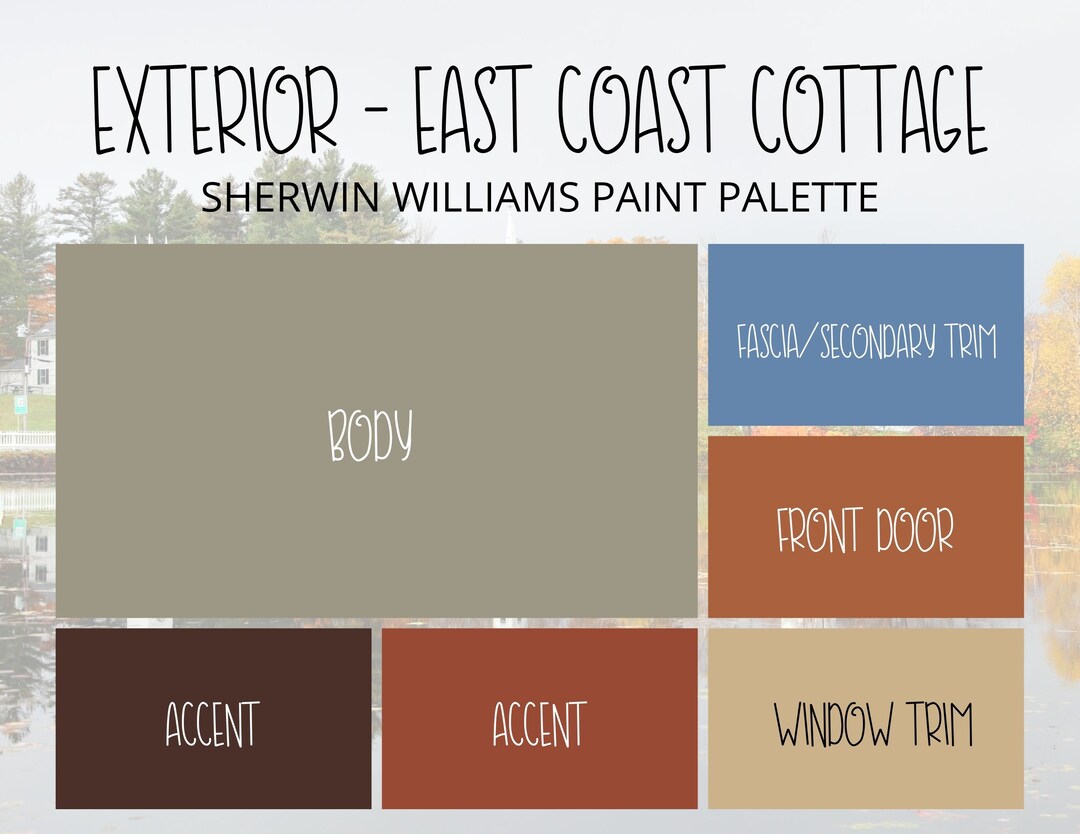 Exterior Coastal New England Paint Colors, Beach House Exterior Paint