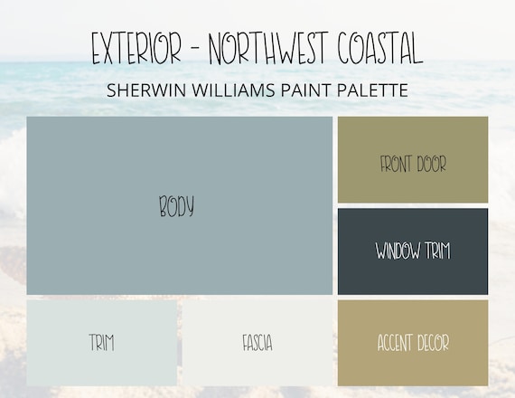 Exterior Northwest Coastal Paint Colors Beach House Exterior