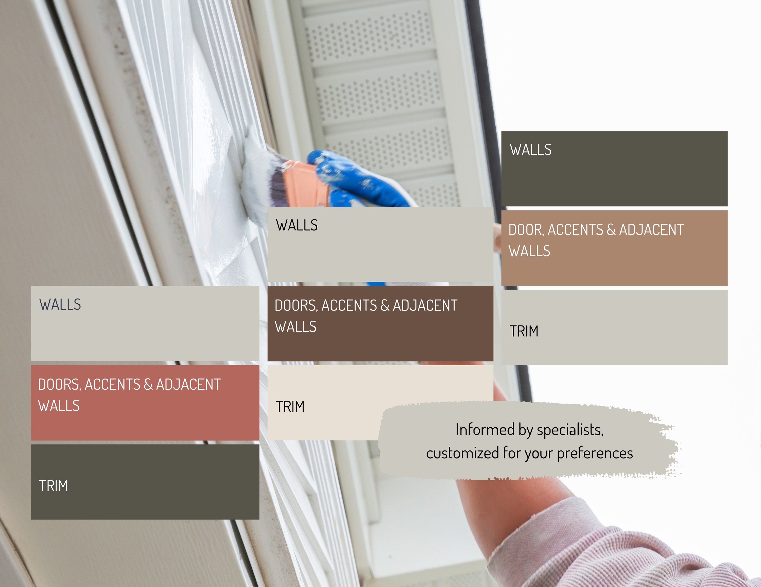 Earthy Modern Exterior Paint Palette: Southwest Adobe Colors (digital ...