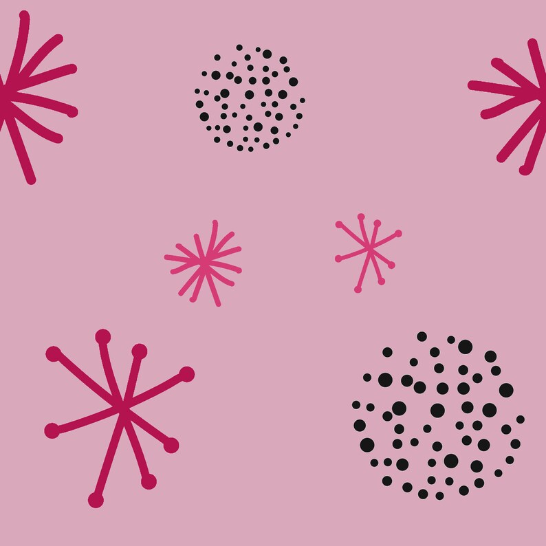 Mid Century Modern Stencil Medium Wall Stencil Modern Hand Etsy