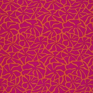 Muslin Fabric Double Gauze 'ABSTRAKT' Pink Orange image 4