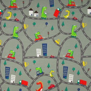 Jersey  Road Map  Grau