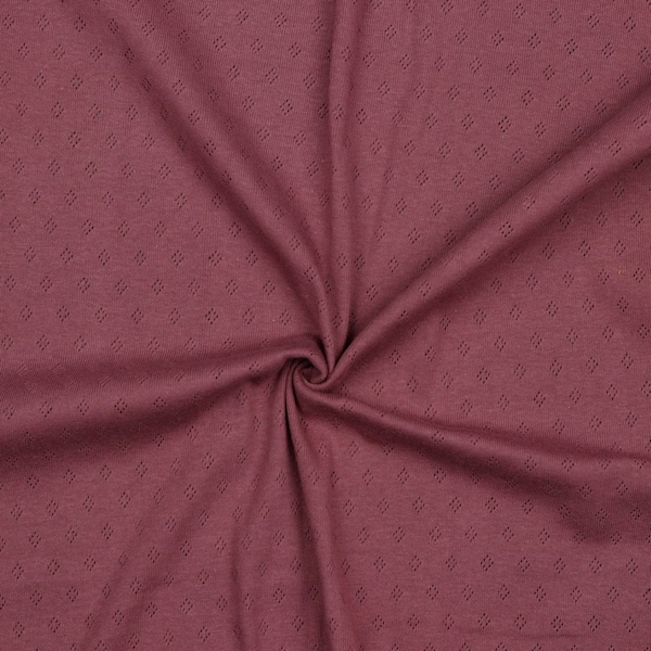 Feinstrick Jersey  'POINTOILLE'  Mauve