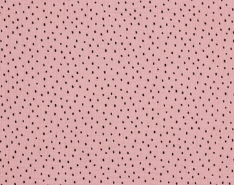 Tissu de musseline Double Gauze Shapes Alt rose