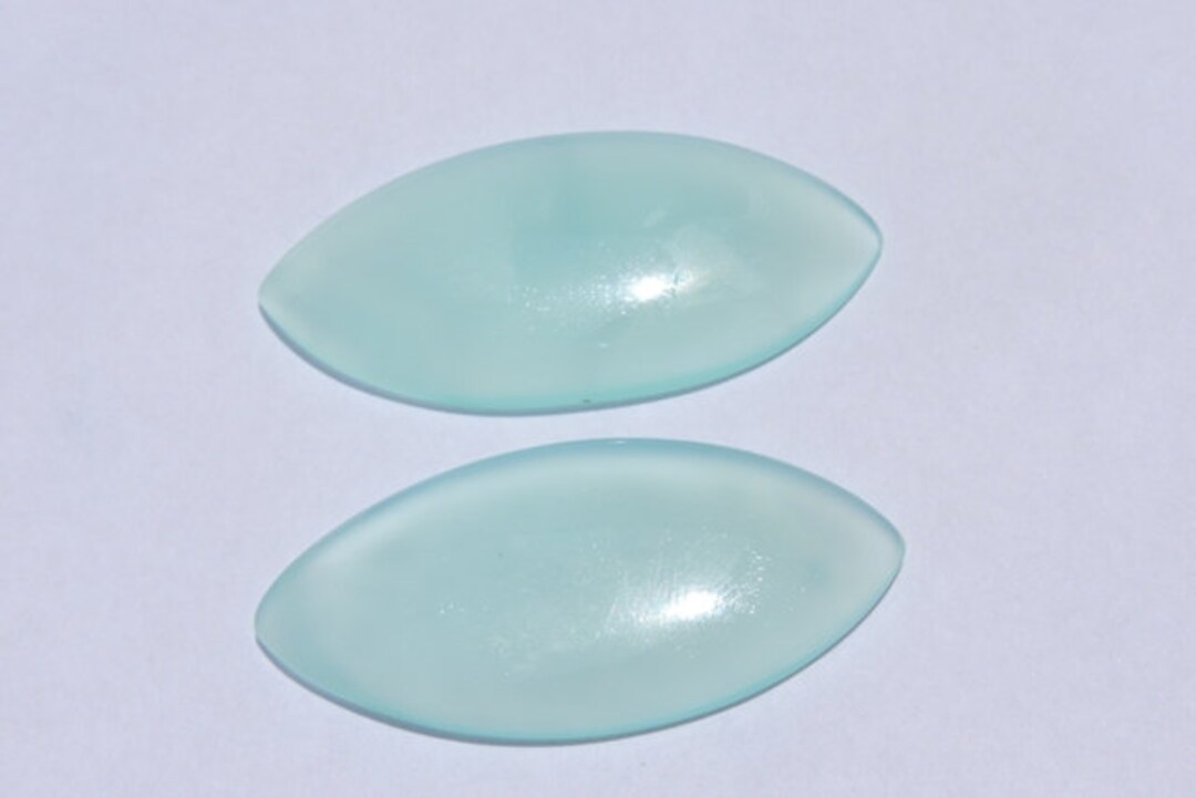 Paire De Cabochons Malachite Naturelle Ovale - 34 Carats - Inde - Pour Fabrication Bijoux