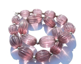 16 Pcs Very Nice Tourmaline Quartz Hand Carved Long Oval Shaped Beads Size - 18X11 - 12X10 MM