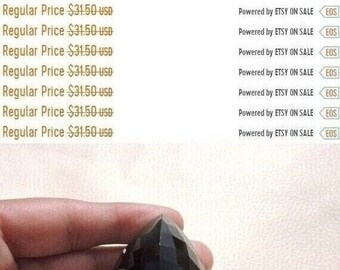 1 Pc Super Quality Natural Smokey Quartz Faceted Pear Shaped Loose Gemstone Size 37X31 MM