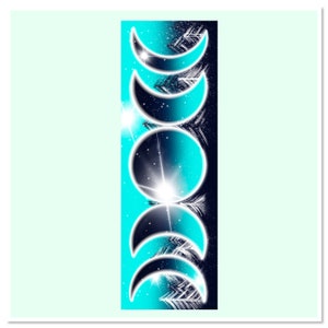 Northern Lights and Forest Bookmark