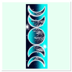 Northern Lights and Forest Bookmark