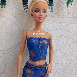 Barbie - Robe bandeau courte côtelée
