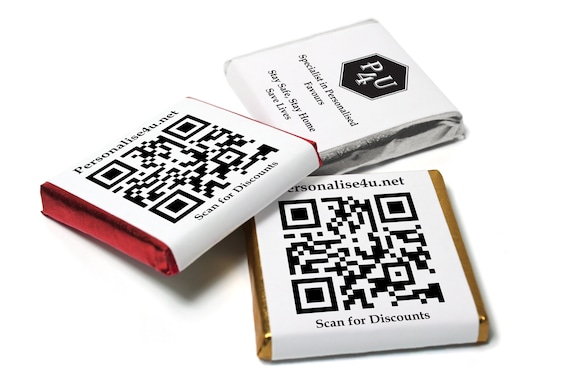 QR Code Favours, Business Chocolate Neapolitan's